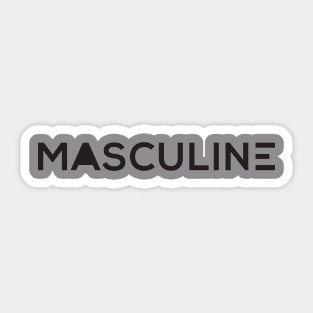 MASCULINE BABY Sticker